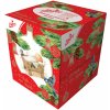 Linteo papírové kapesníčky vánoční box 3-vrstvé 60 ks