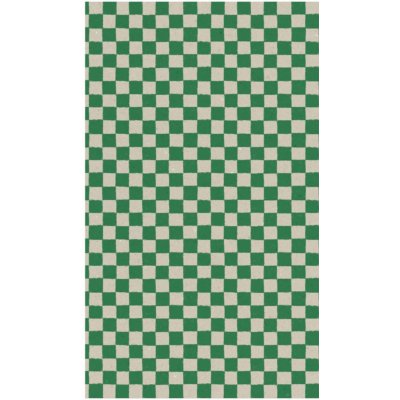 Maileg Balicí papír Checker Green – 10 m, zelená barva, papír – Zboží Živě