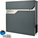 D3692 poštovní schránka antracit + nerez Nerez / Antracit Ano – Zbozi.Blesk.cz