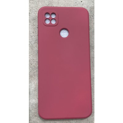 Pouzdro AC mobile Barevné Silikonové Obal Na Xiaomi Redmi 9C Nfc Barva: Camelie červené – Zboží Mobilmania