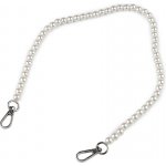 Prima-obchod Perlový řetízek / ucho na kabelky a telefony délka 60 cm, barva 1 perlová nikl – Hledejceny.cz