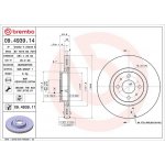 Brzdový kotouč BREMBO 08.7165.75 | Zboží Auto