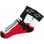 Alpinestars ponožky RACING ROAD Short black/red – Zboží Mobilmania