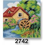 VTC Vyšívací předloha 70244 2742 krajinka jaro zelená 15x15cm – HobbyKompas.cz