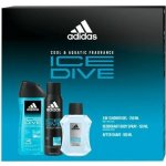 Adidas Ice Dive voda po holení 100 ml + sprchový gel 250 ml + deodorant ve spreji 150 ml – Hledejceny.cz