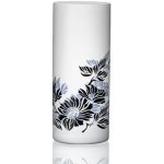 Crystalex Váza White & Black & Grey Flower 260 mm, 1 ks – Hledejceny.cz