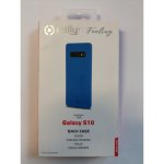 Pouzdro CELLY FEELING Samsung Galaxy S10, modré – Zboží Mobilmania