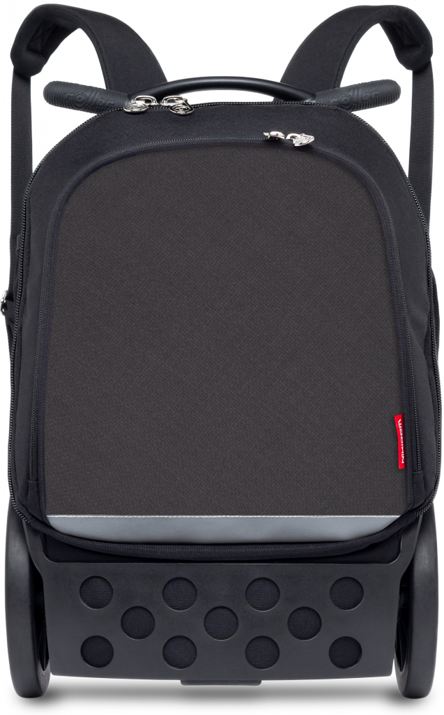Nikidom a cestovní batoh na kolečkách Roller UP XL 27 l vlastní potisk černá
