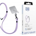 Šňůrka na telefon 3mk EasyClip – fialová – Zboží Živě