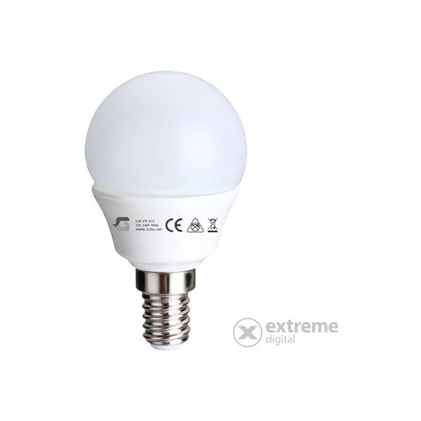 Žárovka Global G454WE14 Led žárovky E14 323 Lm 3.000K 4W Teplá bílá