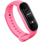 Xiaomi Mi Band 5/6 náhradní náramek Jednobarevný Růžová MBS5-RUZ – Zboží Živě