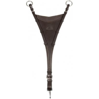 ACAVALLO Martingalová vidlice kožená tmavě hnědá – Zboží Mobilmania