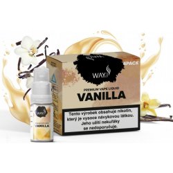 WAY to Vape 4Pack Vanilla 4 x 10 ml 3 mg