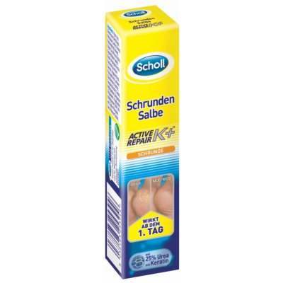 Scholl Mast na suché a drsné paty Močovina a Kreatin 25 ml