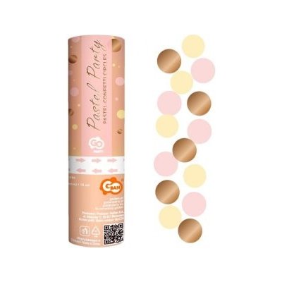 Vystřelovací konfety růžovo-zlaté srdce 60 cm – Hledejceny.cz