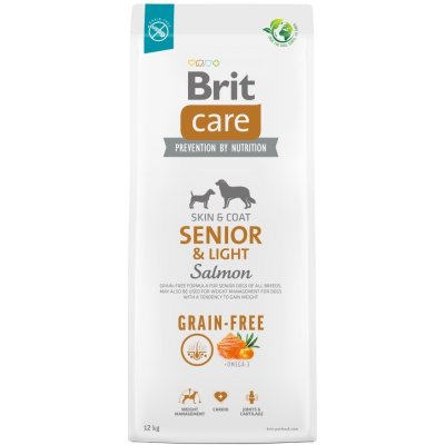 Brit Care 12kg Senior & Light Salmon Grain-free dog