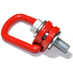 Vázací bod otočný šroubovací VBO, M20x30mm 2,5t, červený lak – Zboží Mobilmania