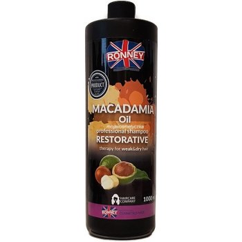 Ronney Macadamia Oil Shampoo pro slabé a suché vlasy 1000 ml