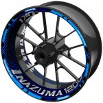 jednodílné polepy na kola SUZUKI Inazuma 1200 tmavě modrá