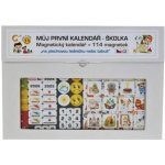 Kalendář magnetický Školka 114ks magnetek v kartonu 45x32x1cm – Zboží Dáma