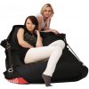 Sedací vak a pytel BB189x140-black Sedací pytel 189x140 comfort s popruhy black BeanBag