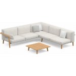 Royal Botania Rohová sedací sestava SET 01 Mambo, Royal Botania, 279x270 cm, rám teak, venkovní látka kat. B – Hledejceny.cz