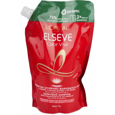 L'Oréal Paris Elseve Color-Vive Protecting šampon pro barvené a melírované vlasy 500 ml náplň – Zboží Mobilmania