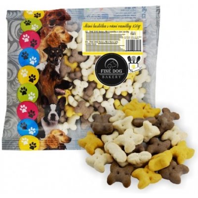 Fine Dog Bakery zvířátka vanilková mix 150 g – Zboží Mobilmania