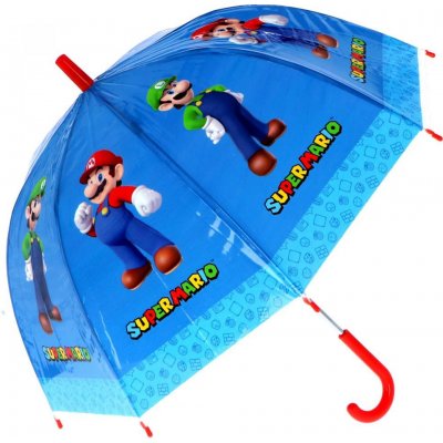 Super Mario 7202 deštník dětský modrý – Zboží Mobilmania