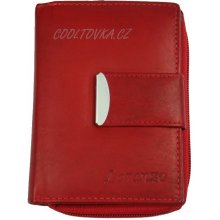 Loranzo dámská kožená peněženka červená