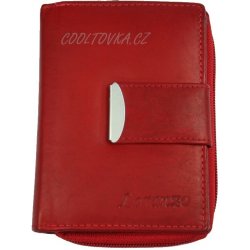 Loranzo dámská kožená peněženka červená