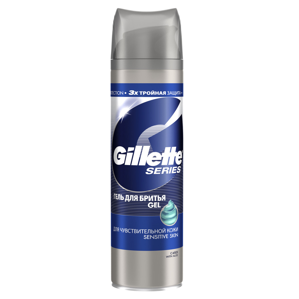 Gillette Series Sensitive Skin gel na holení pro citlivou pleť 200 ml od 54  Kč - Heureka.cz