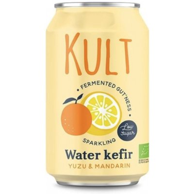 Kult Kefir Vodní kefír s příchutí mandarinka a yuzu 330 ml – Zboží Dáma