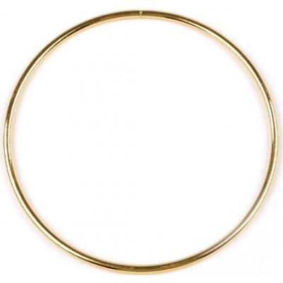 Kovový kruh na lapač snů Ø8 cm zlatý – Zboží Dáma