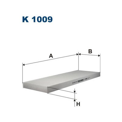 FILTRON Filtr, vzduch v interiéru K1009 – Zboží Mobilmania