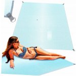 KIK Pikniková/plážová deka modrá XXL 200x200cm – Zboží Dáma