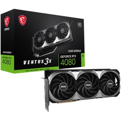 MSI GeForce RTX 4080 16G VENTUS 3X E OC – Hledejceny.cz