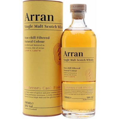 Arran Sauthernes Cask Finish 50% 0,7 l (tuba) – Hledejceny.cz