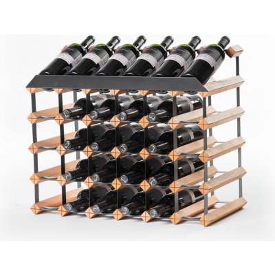 RAXI 30 lahví Stojan na víno Classix pultový Voskovaný Buk – Zboží Dáma