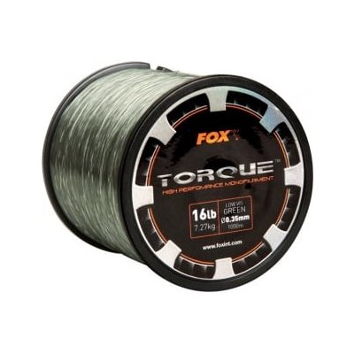 FOX Torque Carp Line Low Vis Green 1000m 0,30mm – Hledejceny.cz