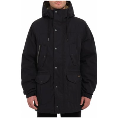 Volcom pánská parka Starget 5K Black – Hledejceny.cz