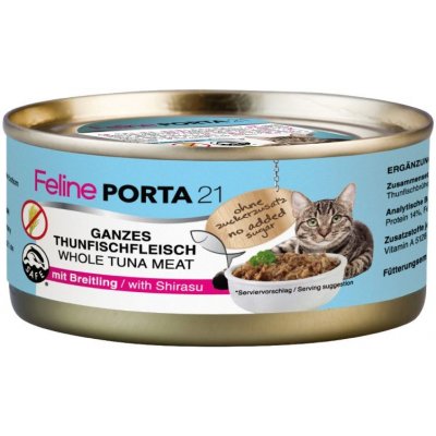 Porta 21 pro kočky Feline tuňák se šprotem 90 g – Zboží Mobilmania