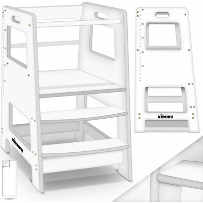 Kiduku Dětská Učicí věž Bílá – Hledejceny.cz