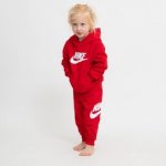Nike kids club fleece set 0196327402037 červená – Zboží Dáma