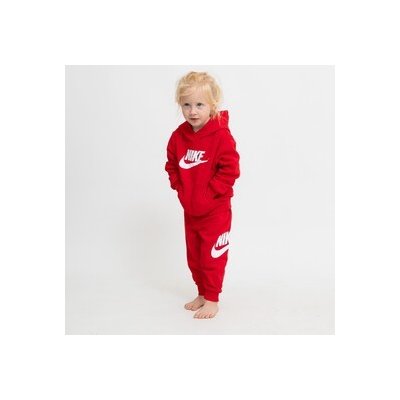 Nike kids club fleece set 0196327402037 červená – Zboží Dáma