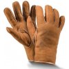 Kreibich kožešinové rukavice Basic hnědá