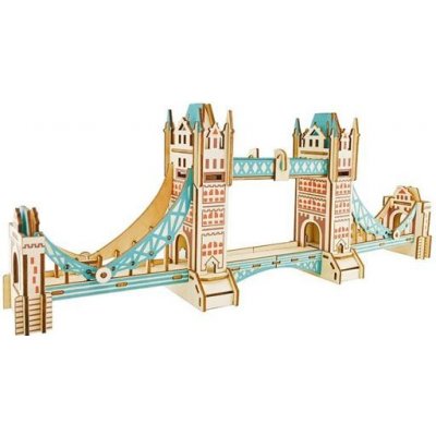 Woodcraft Dřevěné 3D puzzle Tower Bridge 105 ks – Zboží Mobilmania