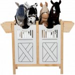 Dřevěná stáj pro 4 koníky By Astrup Stable For 4 Hobby Horses – Sleviste.cz