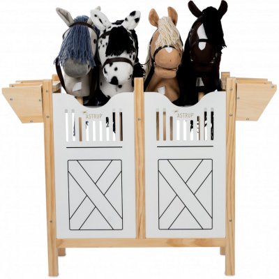 Dřevěná stáj pro 4 koníky By Astrup Stable For 4 Hobby Horses – Sleviste.cz