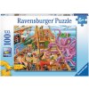 Puzzle Ravensburger Dobrodružství na pirátské lodi 100 dílků